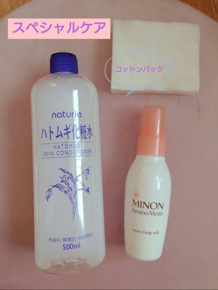 ハトムギ化粧水(ナチュリエ スキンコンディショナー R )/ナチュリエ/化粧水を使ったクチコミ(2枚目)