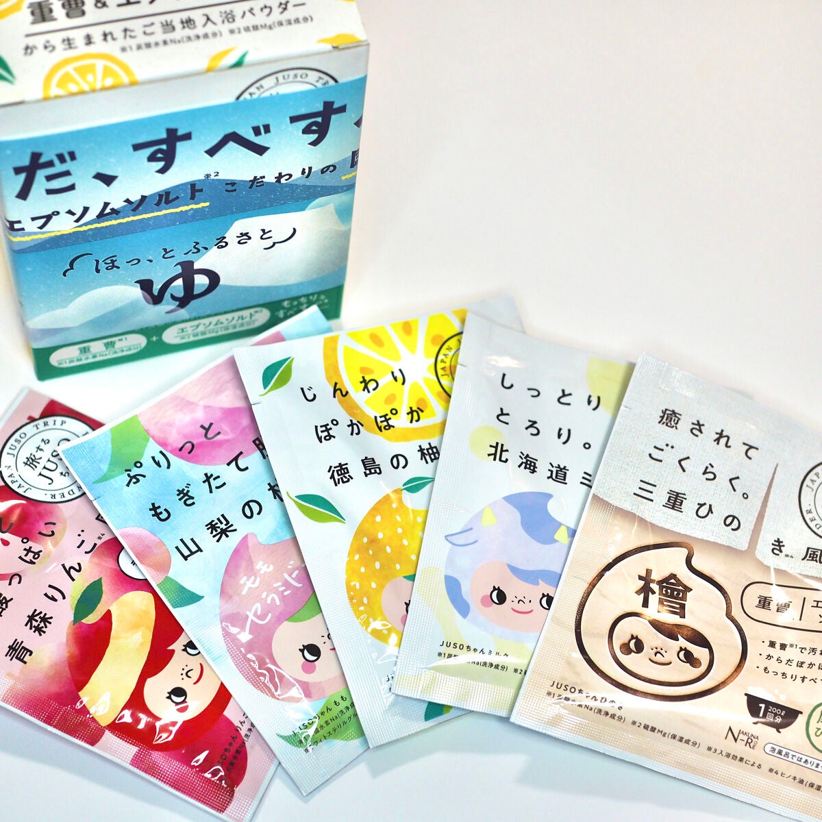 JUSO BATH POWDER/旅するJUSO/炭酸系入浴剤を使ったクチコミ(6枚目)