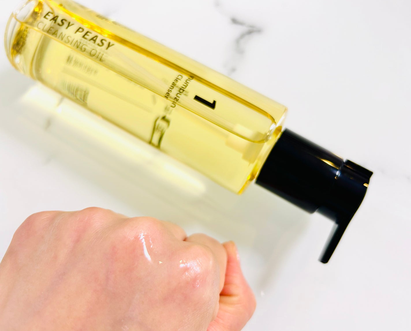 1番 さっぱりすっきりクレンジングオイル/numbuzin/オイルクレンジングを使ったクチコミ(2枚目)