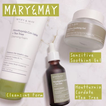 Houttuynia Cordata + Tea Tree Serum/MARY&MAY/洗顔フォームを使ったクチコミ（1枚目）