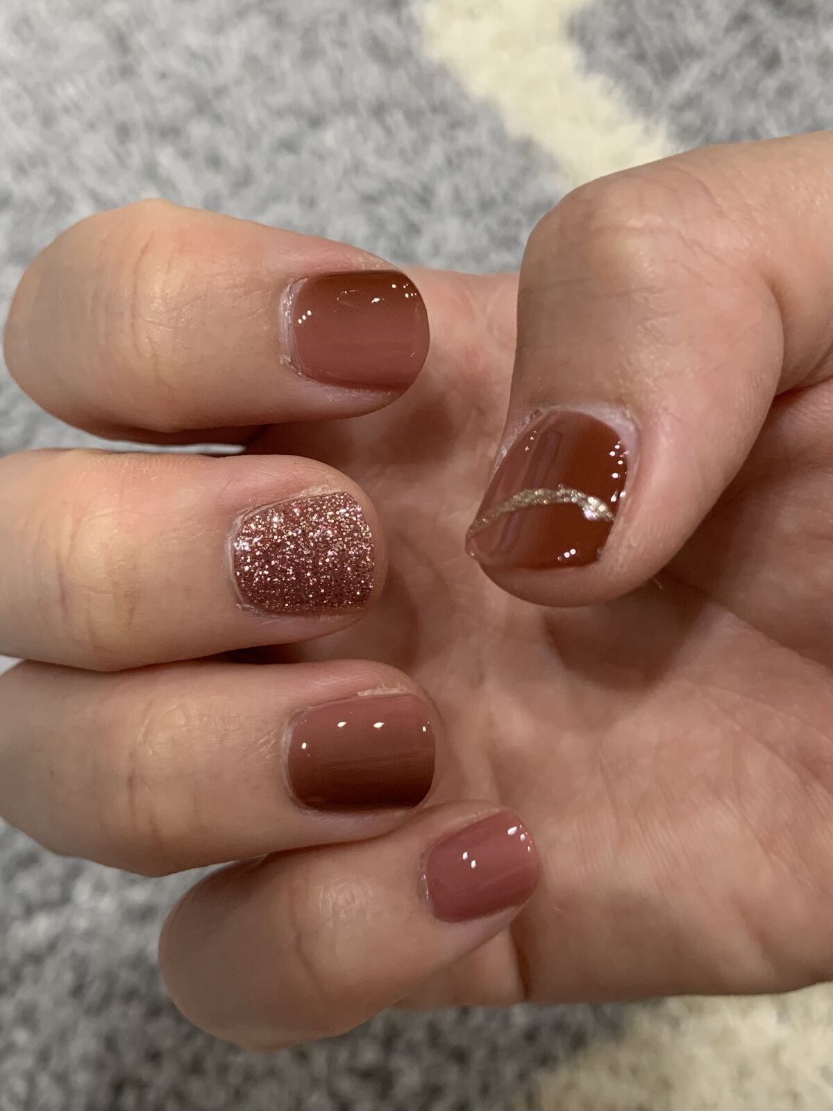 セミキュアジェルネイル（ハンド） NP-005-J N オウディーバ(Oh Diva)(Dramatic Jewelry Collection)/ohora/ネイルシールを使ったクチコミ（1枚目）