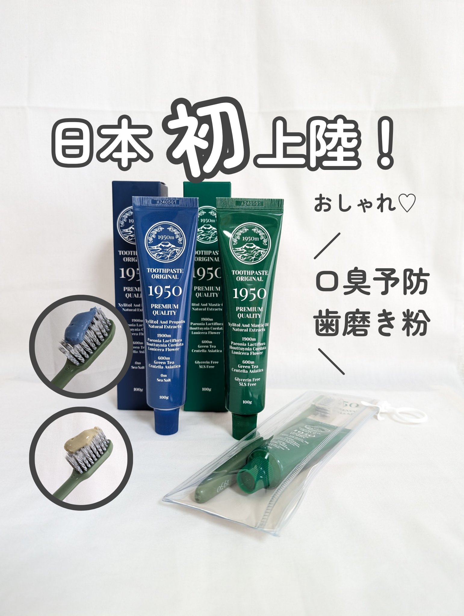 トゥースペースト トラベルキット/1950/その他キットセットを使ったクチコミ（1枚目）