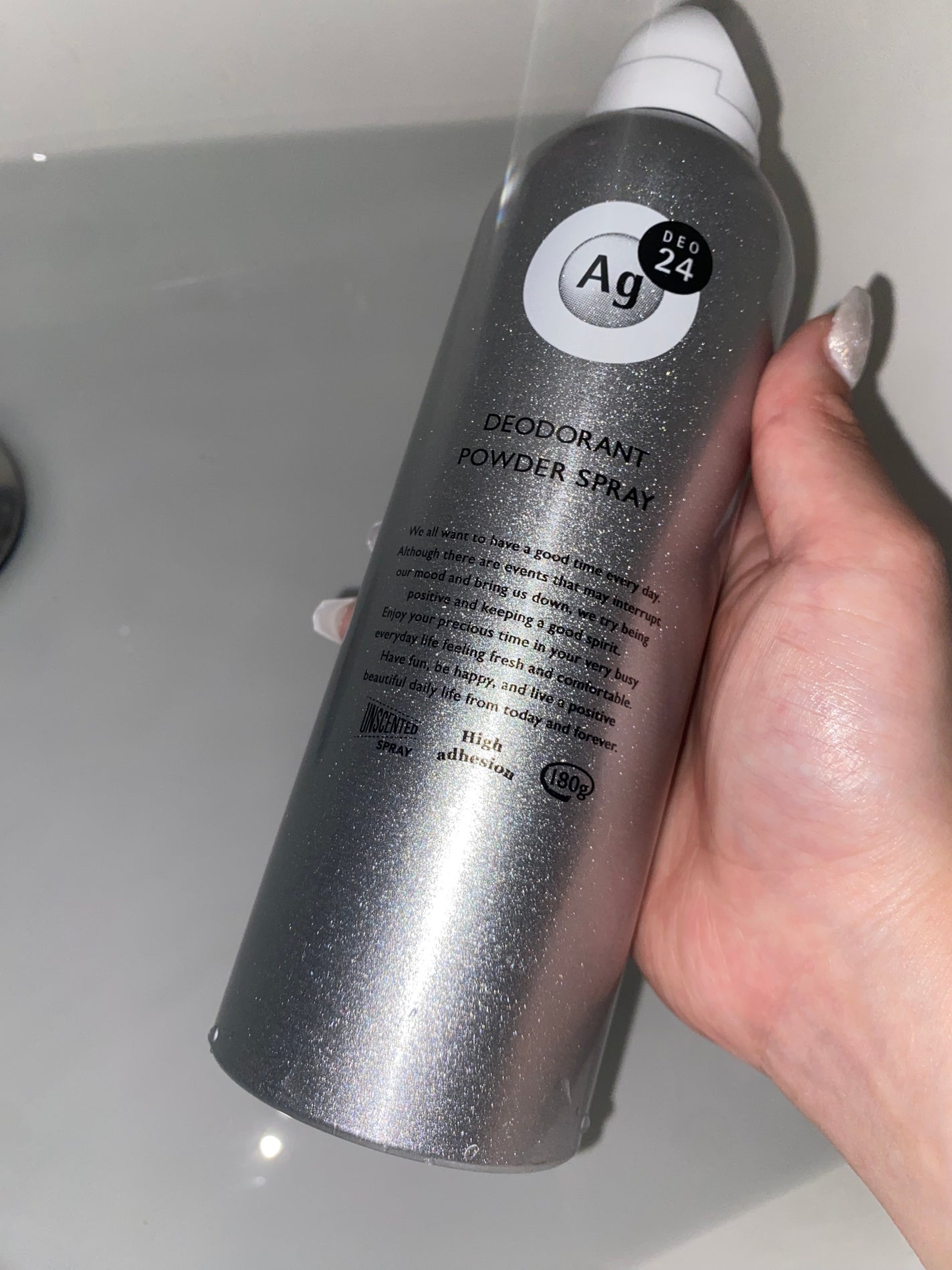 パウダースプレー (無香性)/エージーデオ24/デオドラント・制汗剤を使ったクチコミ(1枚目)