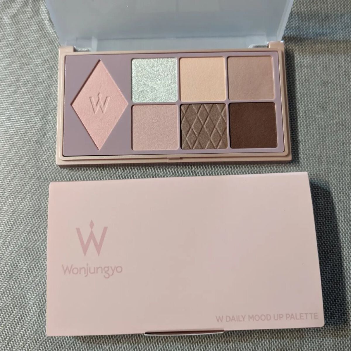 ウォンジョンヨ W デイリームードアップパレット /Wonjungyo/アイシャドウパレットを使ったクチコミ(2枚目)