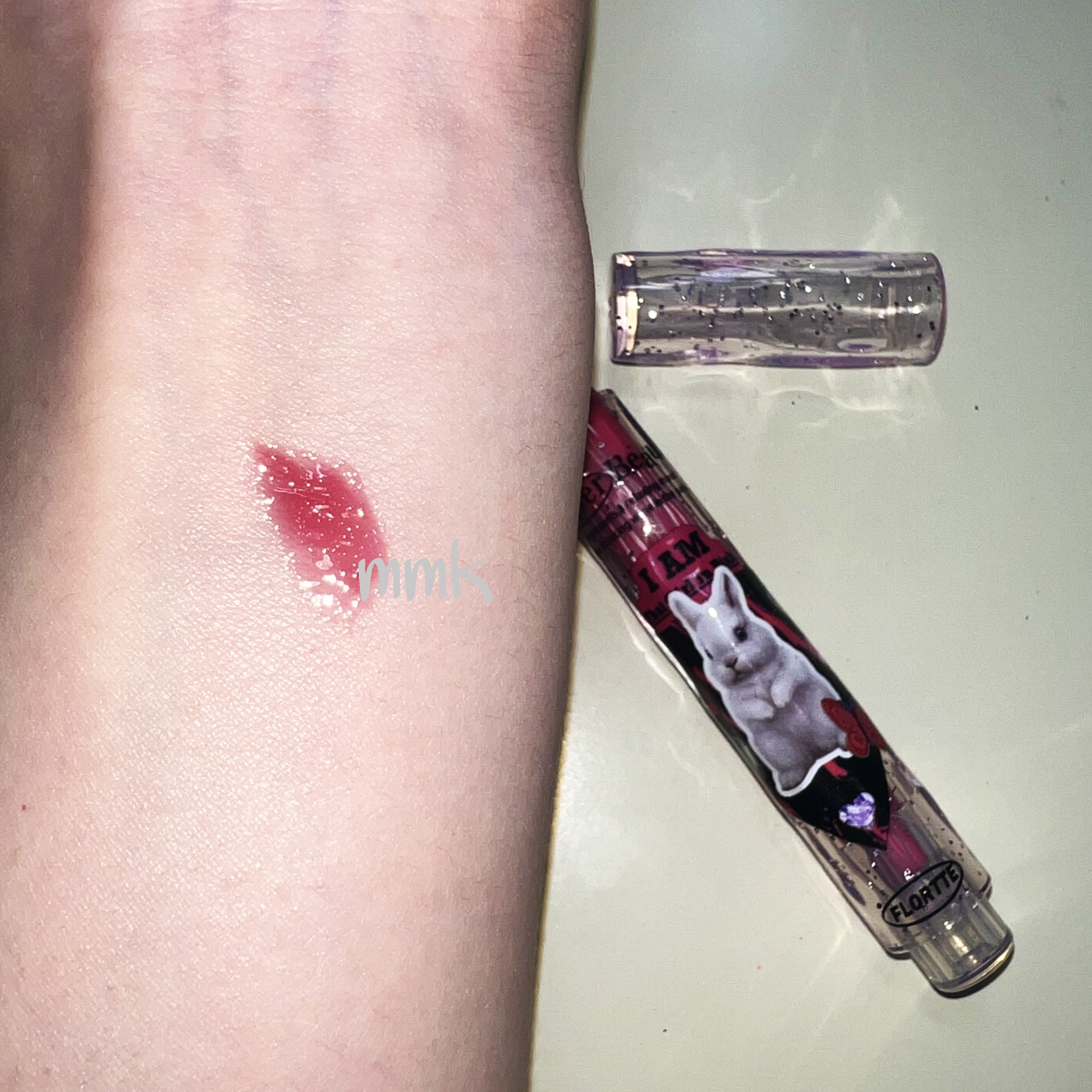 フロレット メルティーハート スティックグロス/FLORTTE/口紅を使ったクチコミ（2枚目）