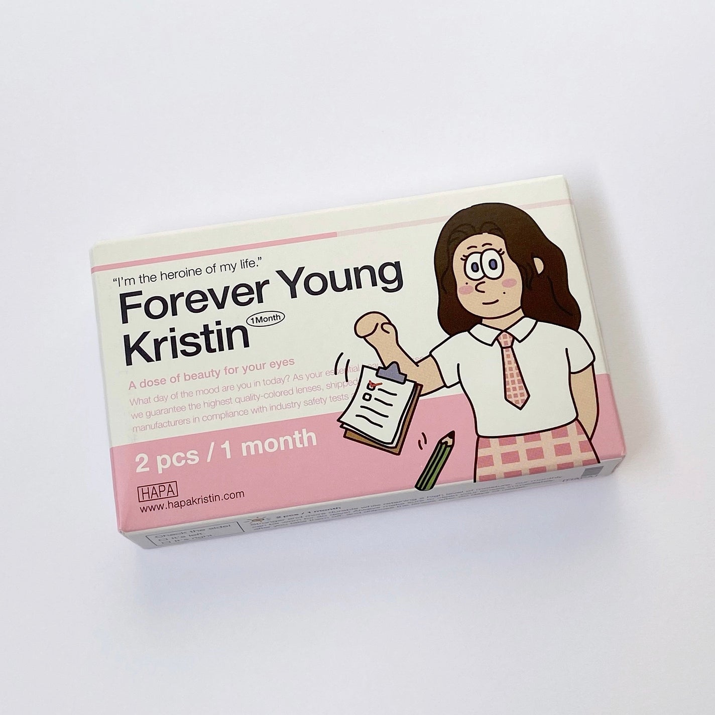 フォーエバーヤングクリスティン/Hapa kristin/1ヶ月(1MONTH)カラコンを使ったクチコミ(5枚目)