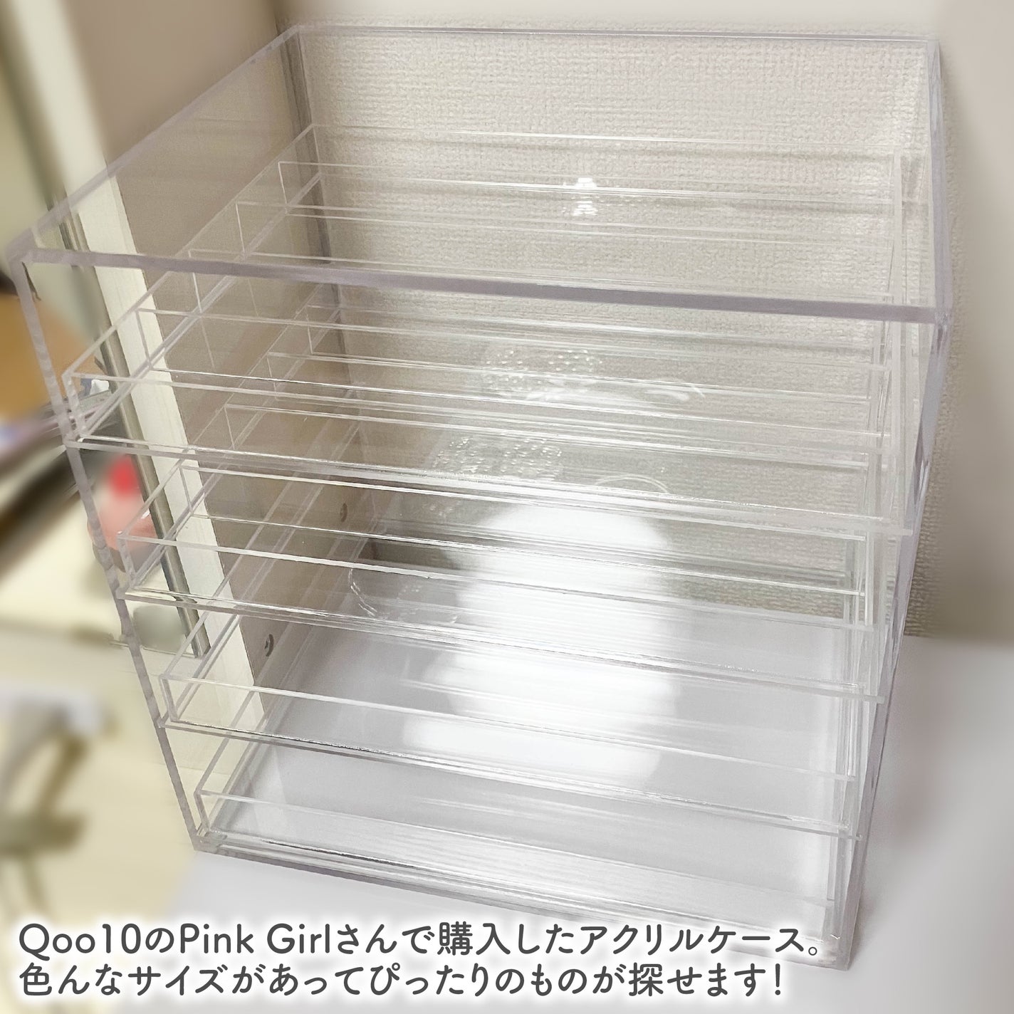 甘皮 on LIPS 「Qoo10のメガ割で買ったPinkGirlさんのアクリルケース..」(2枚目)