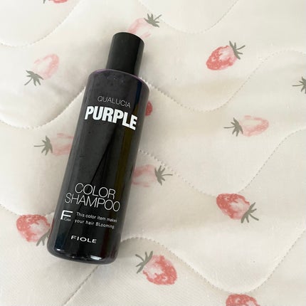 クオルシア カラーシャンプー/クオルシア/市販シャンプーを使ったクチコミ(1枚目)