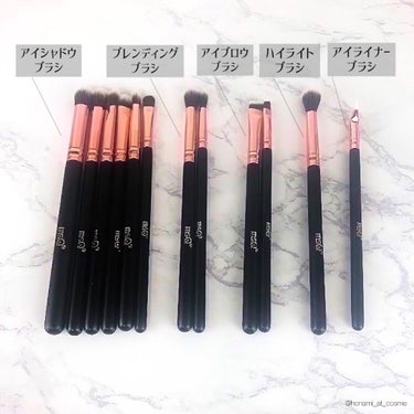 6 Pieaces Eye Makeup Brush Set/DUcare/メイクブラシを使ったクチコミ（3枚目）