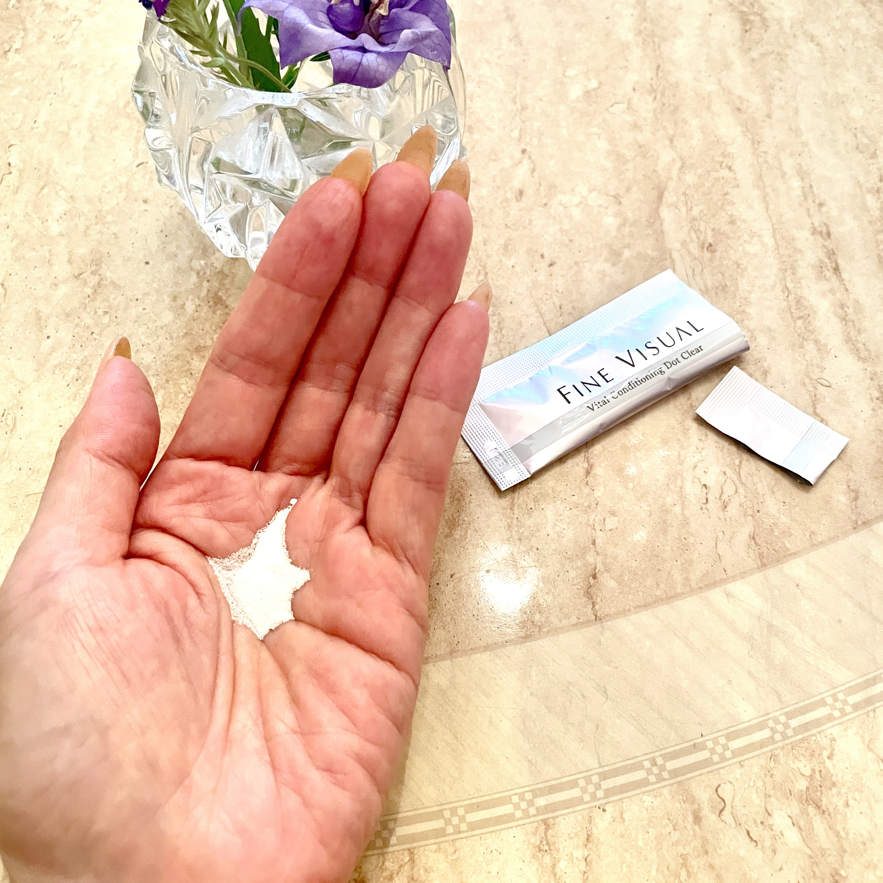 バイタルコンディショニング ドットクリア /フェヴリナ/洗顔パウダーを使ったクチコミ（2枚目）