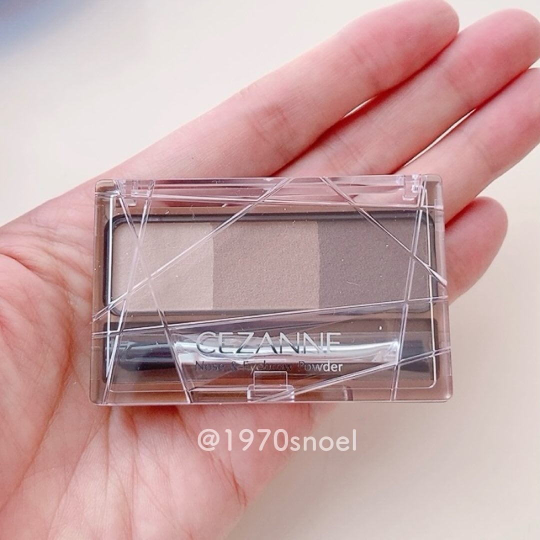 ノーズ&アイブロウパウダー/CEZANNE/パウダーアイブロウを使ったクチコミ(3枚目)
