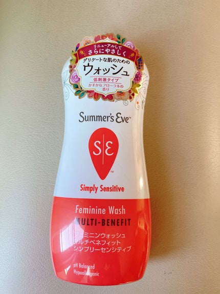 フェミニンウォッシュ マルチベネフィット シンプリーセンシティブ/Summer's Eve(サマーズイブ)/デリケートゾーンケアを使ったクチコミ(1枚目)