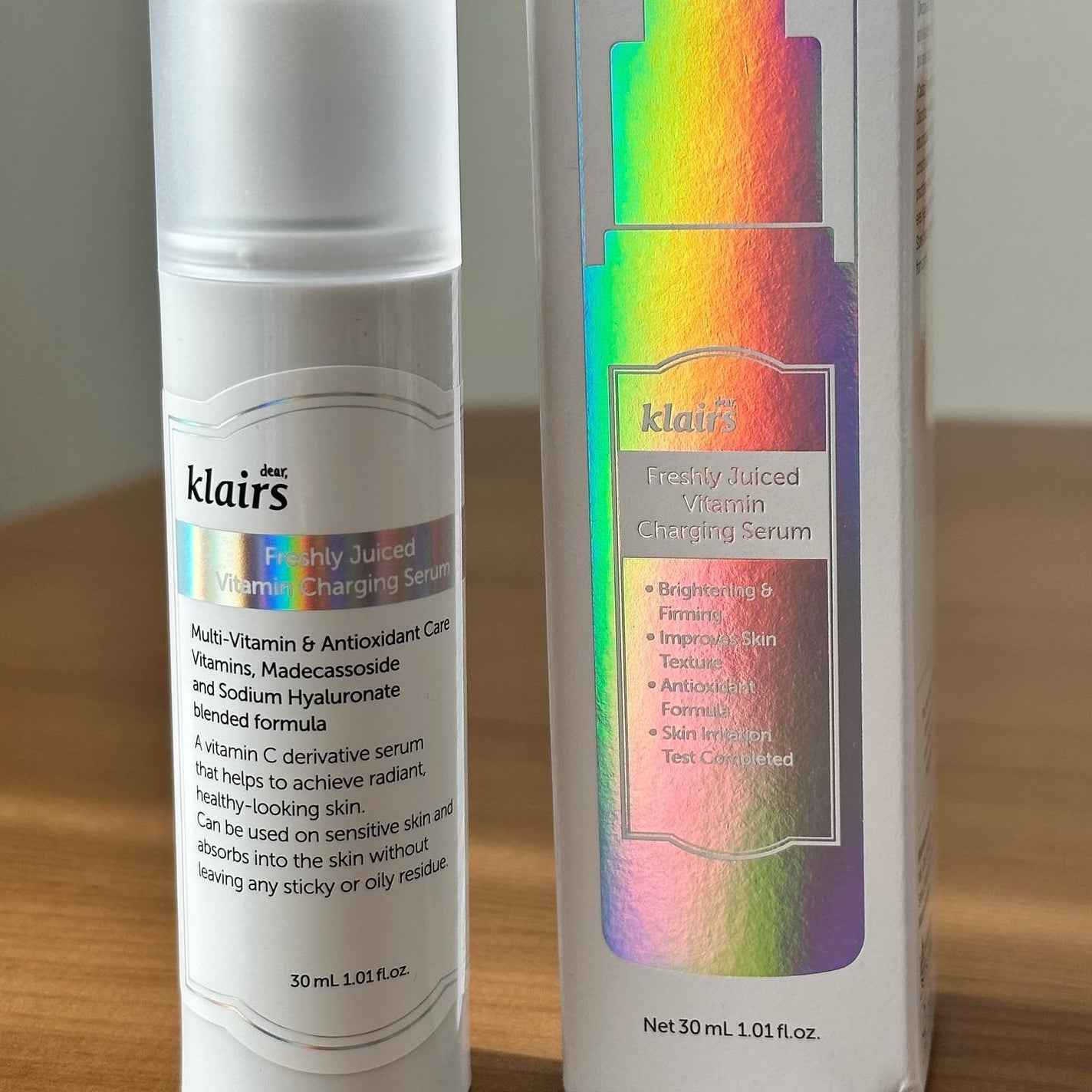 フレッシュリージュースドビタミンチャージングセラム(30ml)/Klairs/美容液を使ったクチコミ(5枚目)