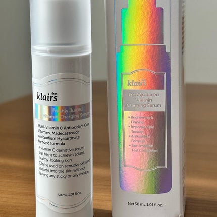 フレッシュリージュースドビタミンチャージングセラム(30ml)/Klairs/美容液を使ったクチコミ(5枚目)