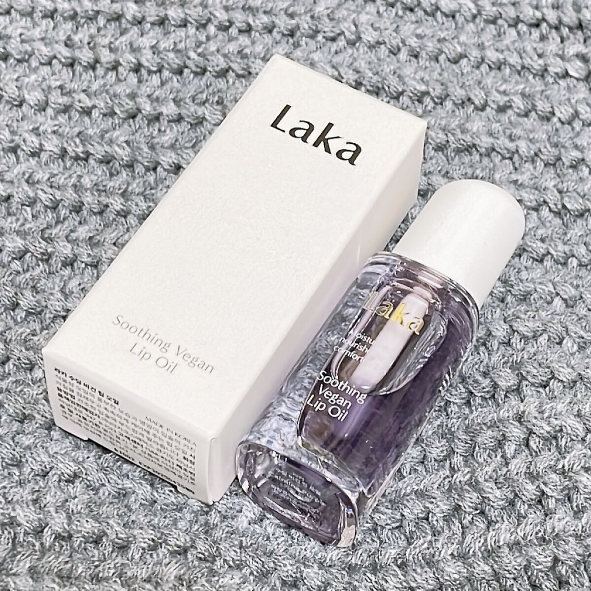 スージングヴィーガンリップオイル/Laka/リップオイルを使ったクチコミ（1枚目）