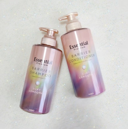 エッセンシャルプレミアム バリアシャンプー・コンディショナー シルキー&スムース/エッセンシャル/市販シャンプーを使ったクチコミ(1枚目)