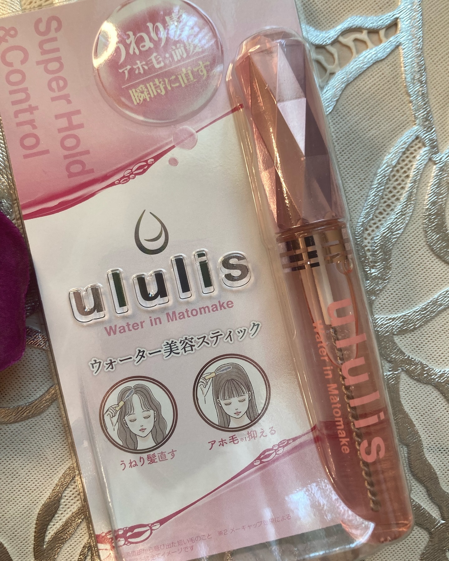 ウォーターインマトメイク　ピンク/ululis/プレスタイリング・寝ぐせ直しを使ったクチコミ（1枚目）
