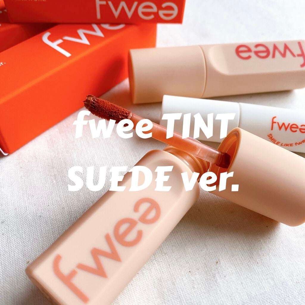 フィーティントスエード/fwee/リップティントを使ったクチコミ(2枚目)