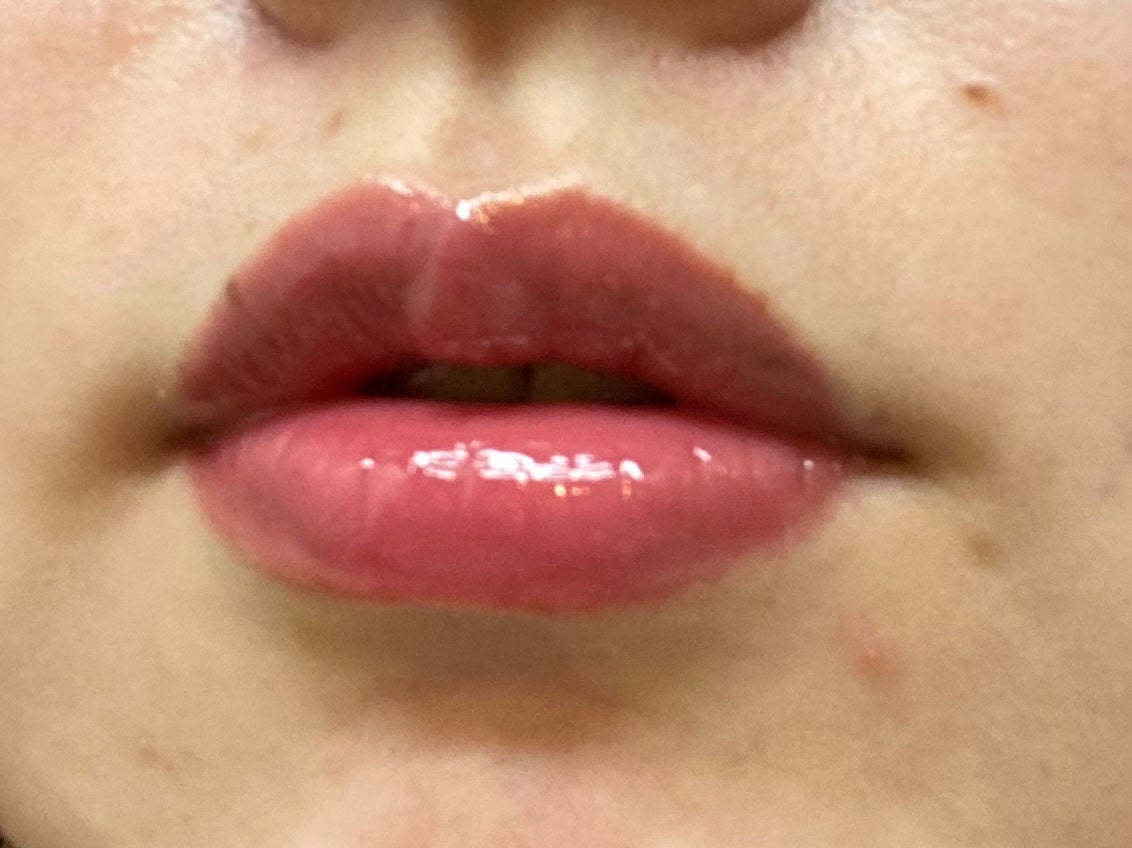 ロウグロウジェルティント/hince/リップティントを使ったクチコミ(3枚目)