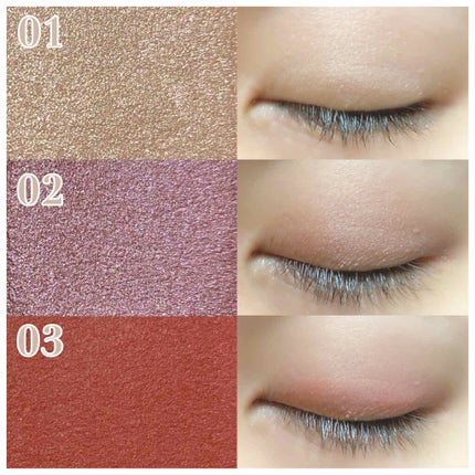 シングルカラーアイシャドウ/CEZANNE/単色アイシャドウを使ったクチコミ(2枚目)