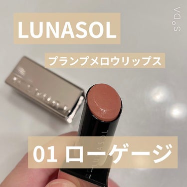 プランプメロウリップス 01 Low Gauge/LUNASOL/口紅を使ったクチコミ（1枚目）