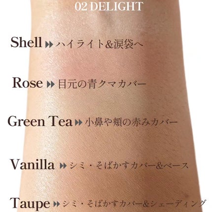 キル カバー ファンウェア コンシール パレット/CLIO/パレットコンシーラーを使ったクチコミ(7枚目)