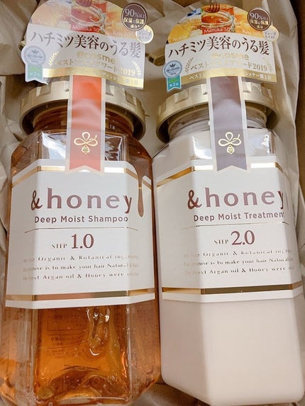 ディープモイスト シャンプー1.0/ヘアトリートメント2.0/&honey/市販シャンプーを使ったクチコミ(2枚目)