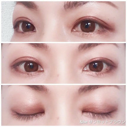 パレットアイシャドウ/&be/アイシャドウパレットを使ったクチコミ(5枚目)