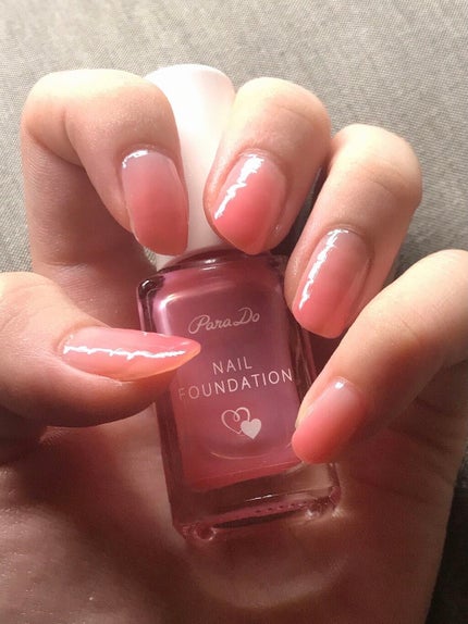 ネイルファンデーション/パラドゥ/マニキュアを使ったクチコミ(1枚目)