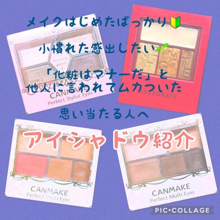 アクセントカラーアイズ CC/インテグレート/アイシャドウパレットを使ったクチコミ(1枚目)