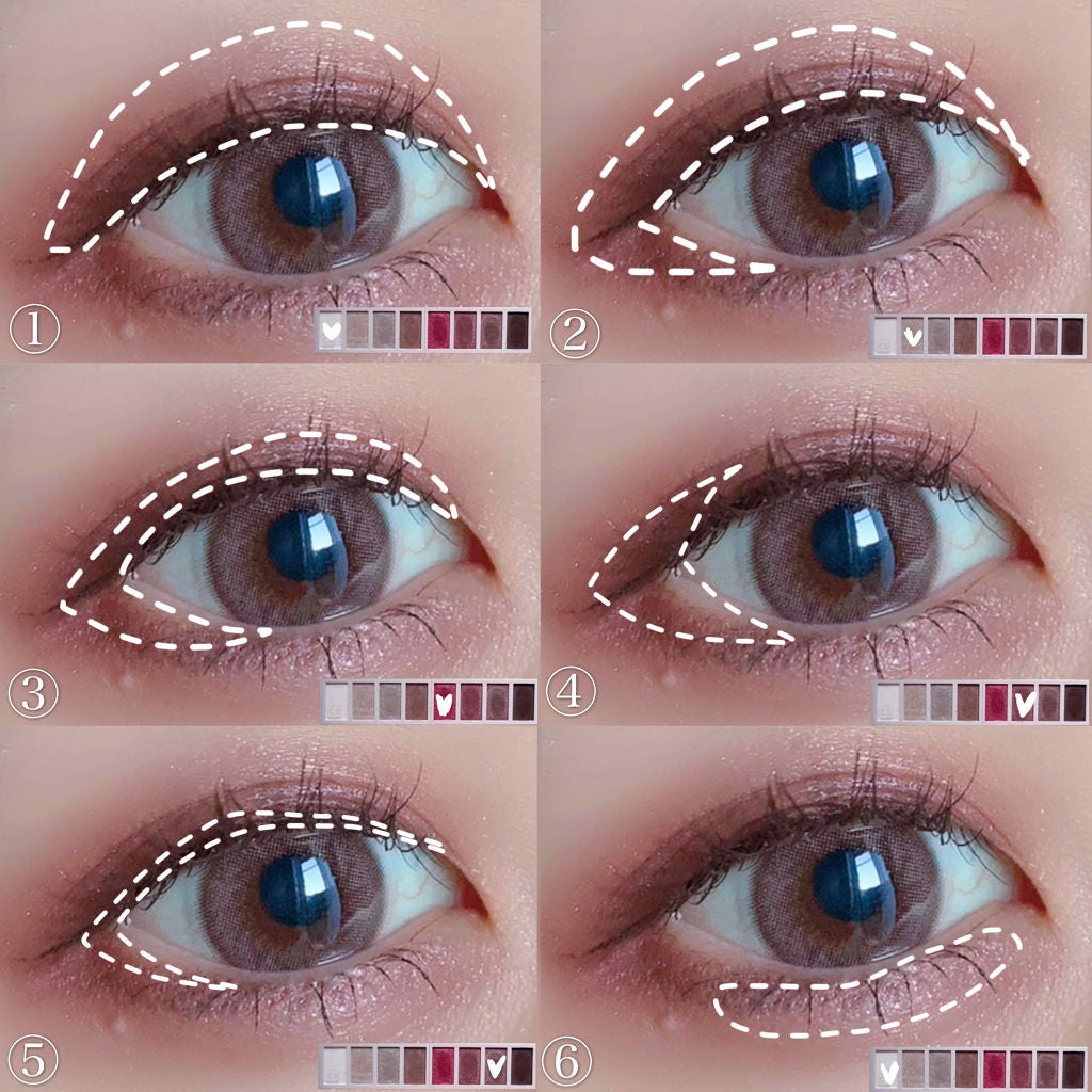 リシェ グラマラスモード アイパレット/Visée/アイシャドウパレットを使ったクチコミ(2枚目)