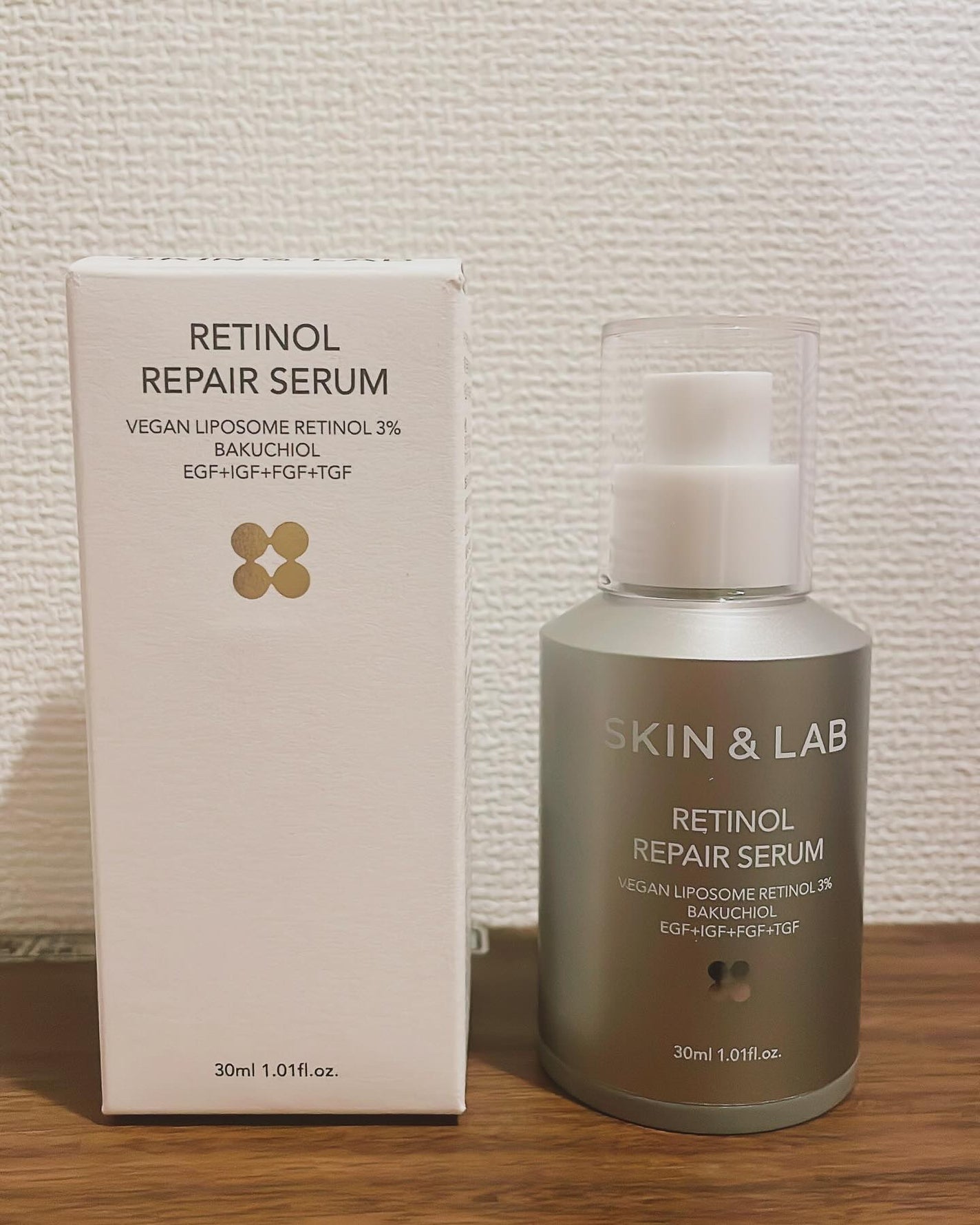 ヴィーガンリポソームレチノールセラム/SKIN&LAB/美容液を使ったクチコミ(1枚目)