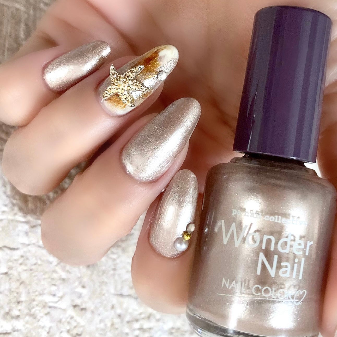 ムードペブルネイル/rom&nd/マニキュアを使ったクチコミ(2枚目)