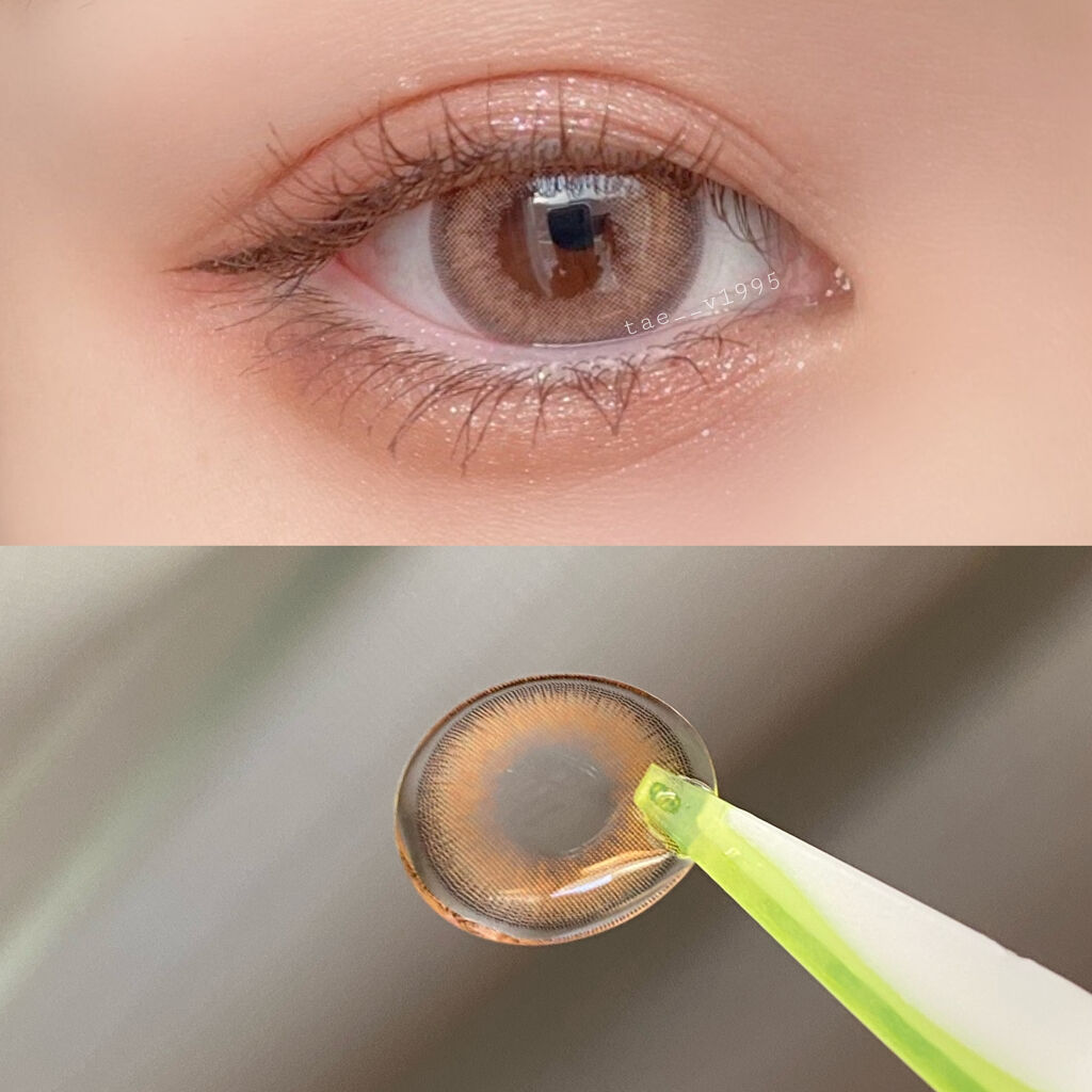 Shocked Kristin ヘーゼル/Hapa kristin/カラーコンタクトレンズを使ったクチコミ（3枚目）