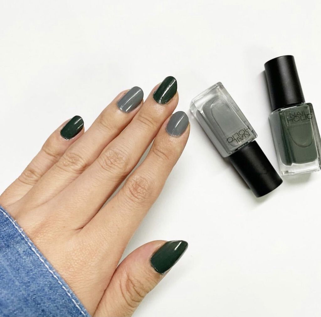 ネイルホリック Dusty pastel color GY016/ネイルホリック/マニキュアを使ったクチコミ（2枚目）