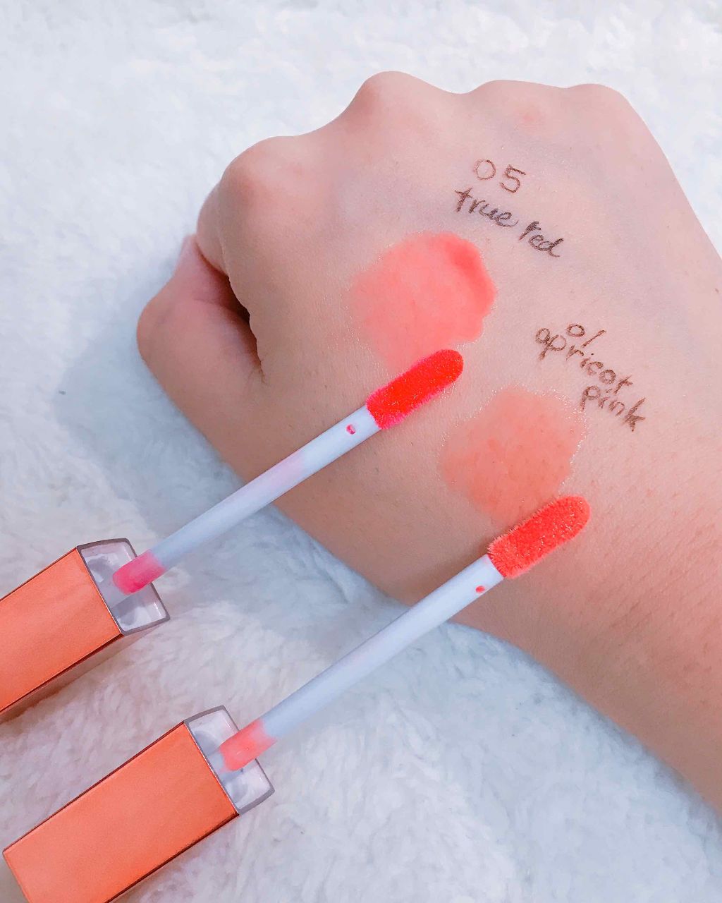 プランプカラーリップ 03チェリーピンク/CHOOSY/リップグロスを使ったクチコミ（2枚目）