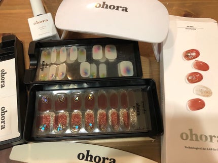 セミキュアジェルネイル(ハンド)/ohora/ネイルシールを使ったクチコミ(3枚目)