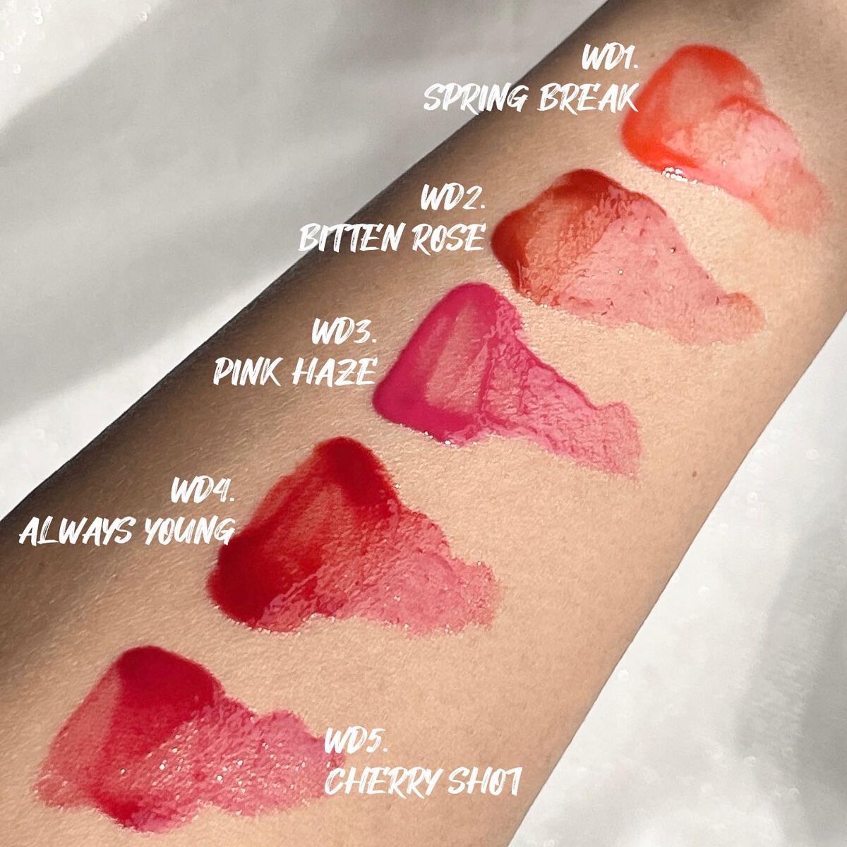 ザ ウォータリーデューティント/MERZY/リップティントを使ったクチコミ(3枚目)