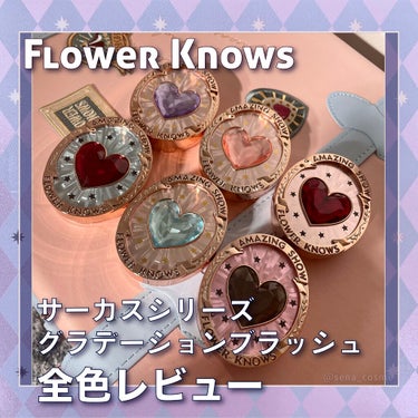 サーカスシリーズ グラデーションブラッシュ  04 Daydreaming/FlowerKnows/パウダーチークを使ったクチコミ（1枚目）