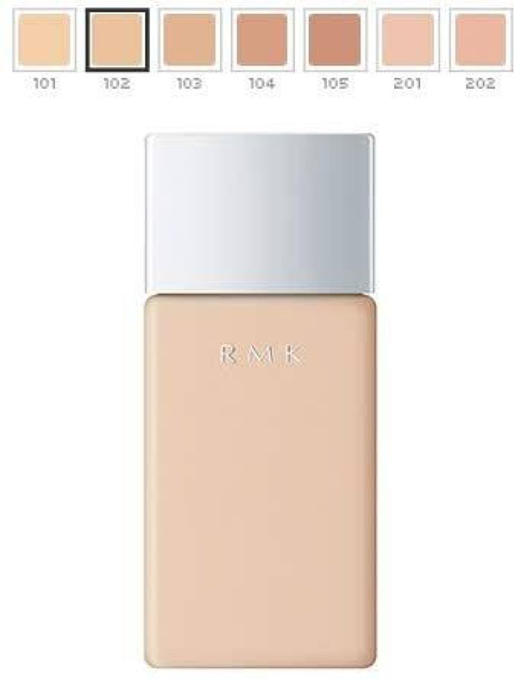 UVリクイドファンデーション 102/RMK/リキッドファンデーションを使ったクチコミ（2枚目）