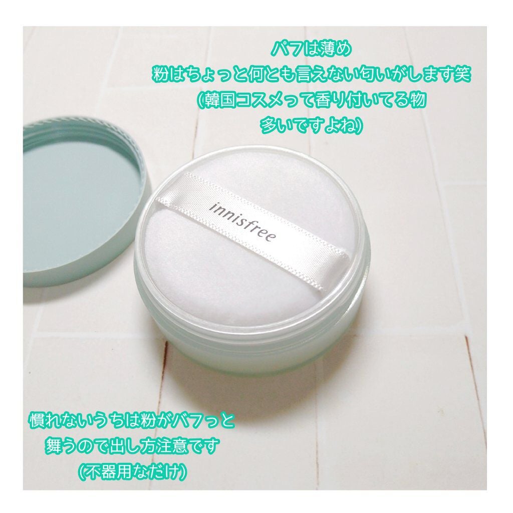ノーセバム ミネラルパウダー N/innisfree/ルースパウダーを使ったクチコミ(2枚目)