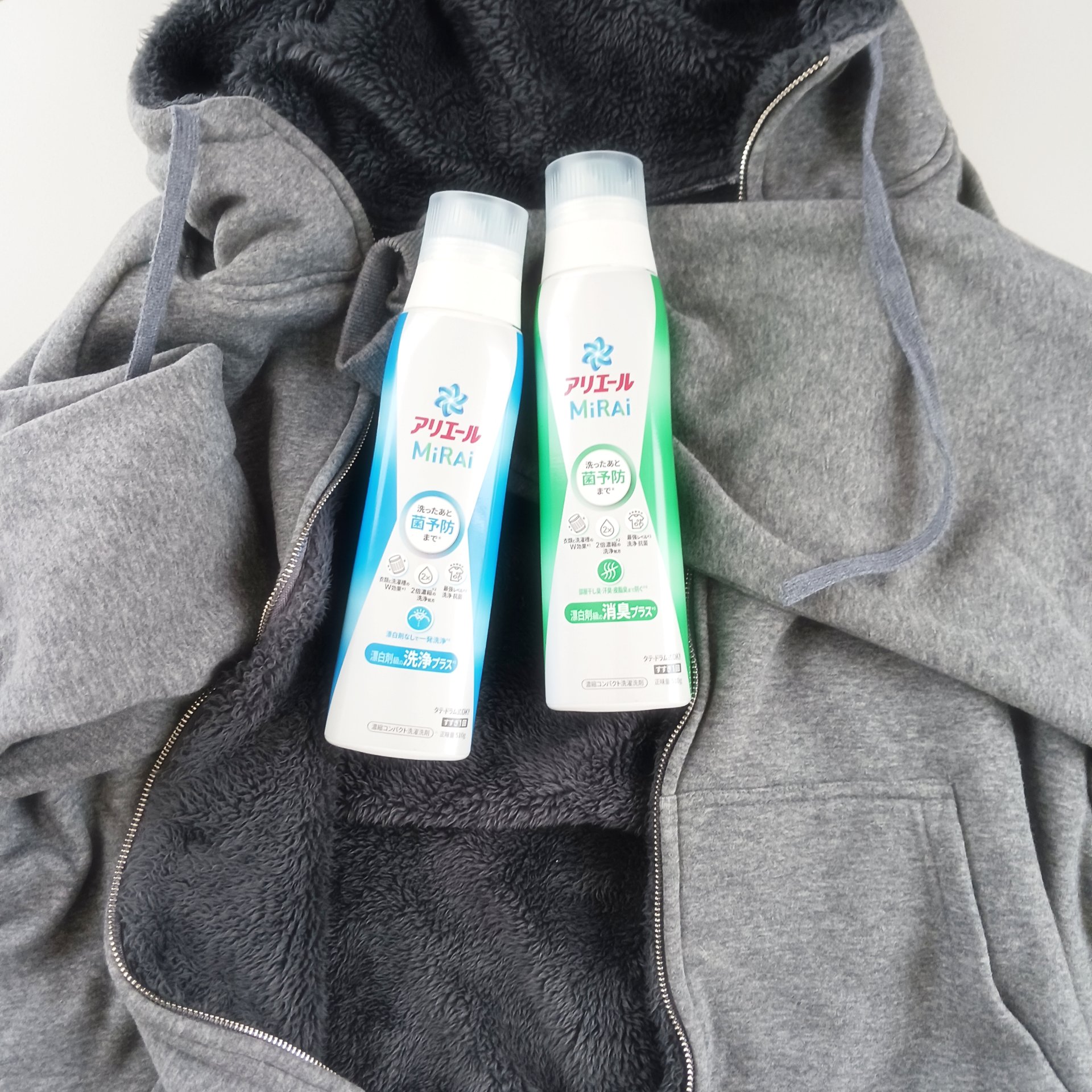 アリエールMiRAi 洗浄プラス/アリエール/洗濯洗剤を使ったクチコミ（2枚目）