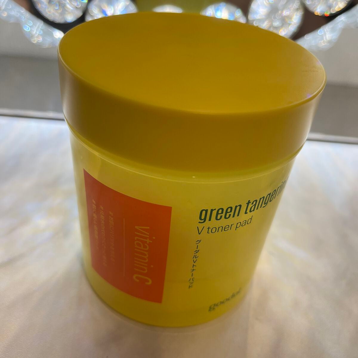 グリーンタンジェリン ビタCダークスポットケアパッド/goodal/トナーパッドを使ったクチコミ(1枚目)