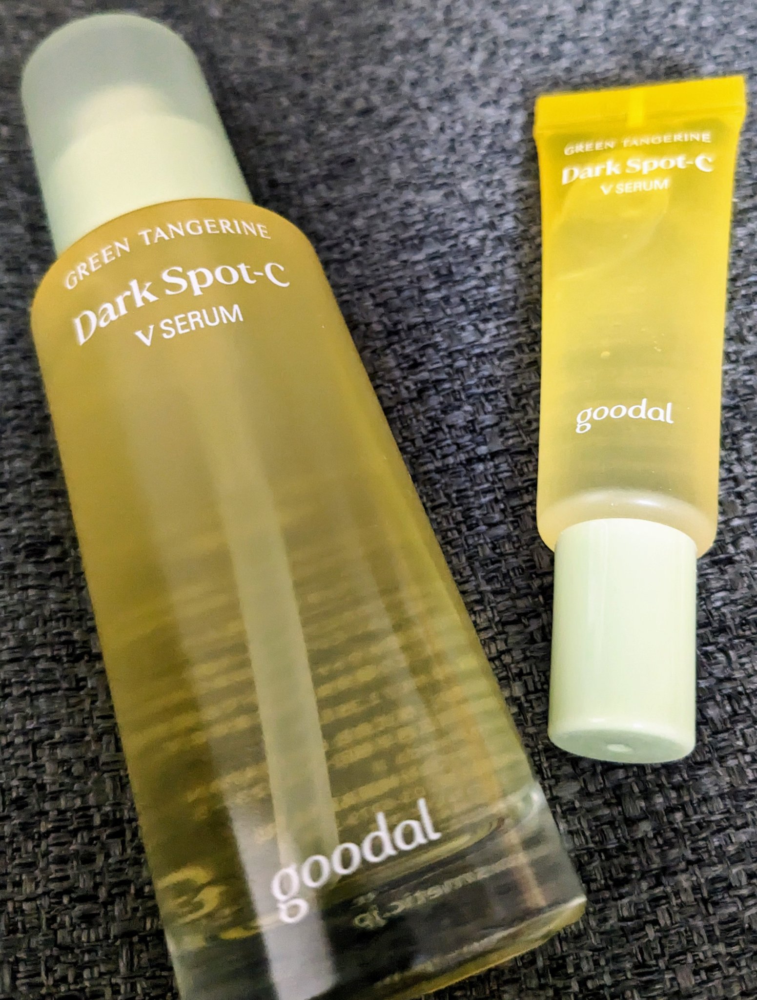 グリーンタンジェリン ビタC ダークスポットケアセラム/goodal/美容液を使ったクチコミ（2枚目）