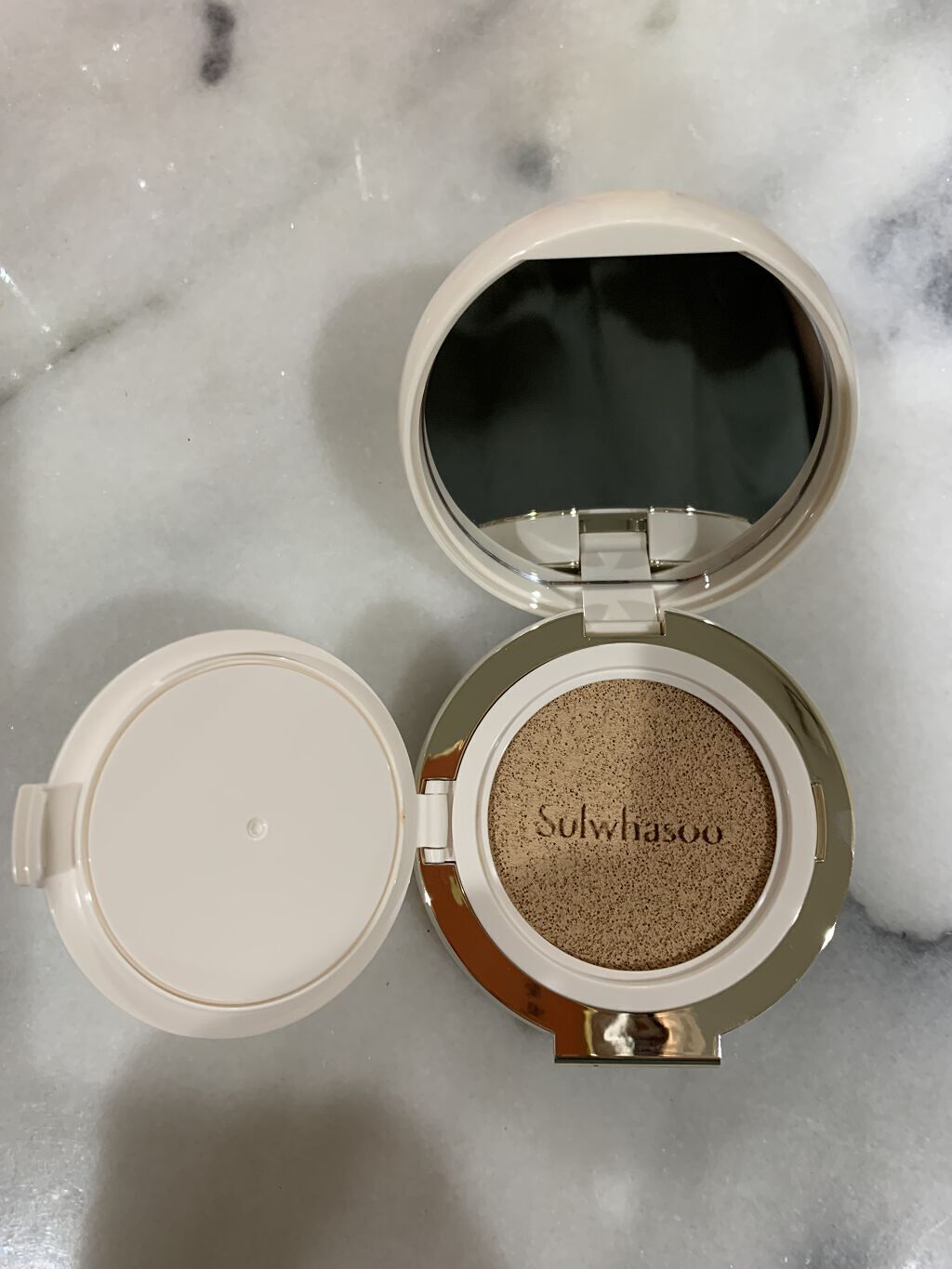 パーフェクティング クッション/エアリ/Sulwhasoo/クッションファンデーションを使ったクチコミ（2枚目）