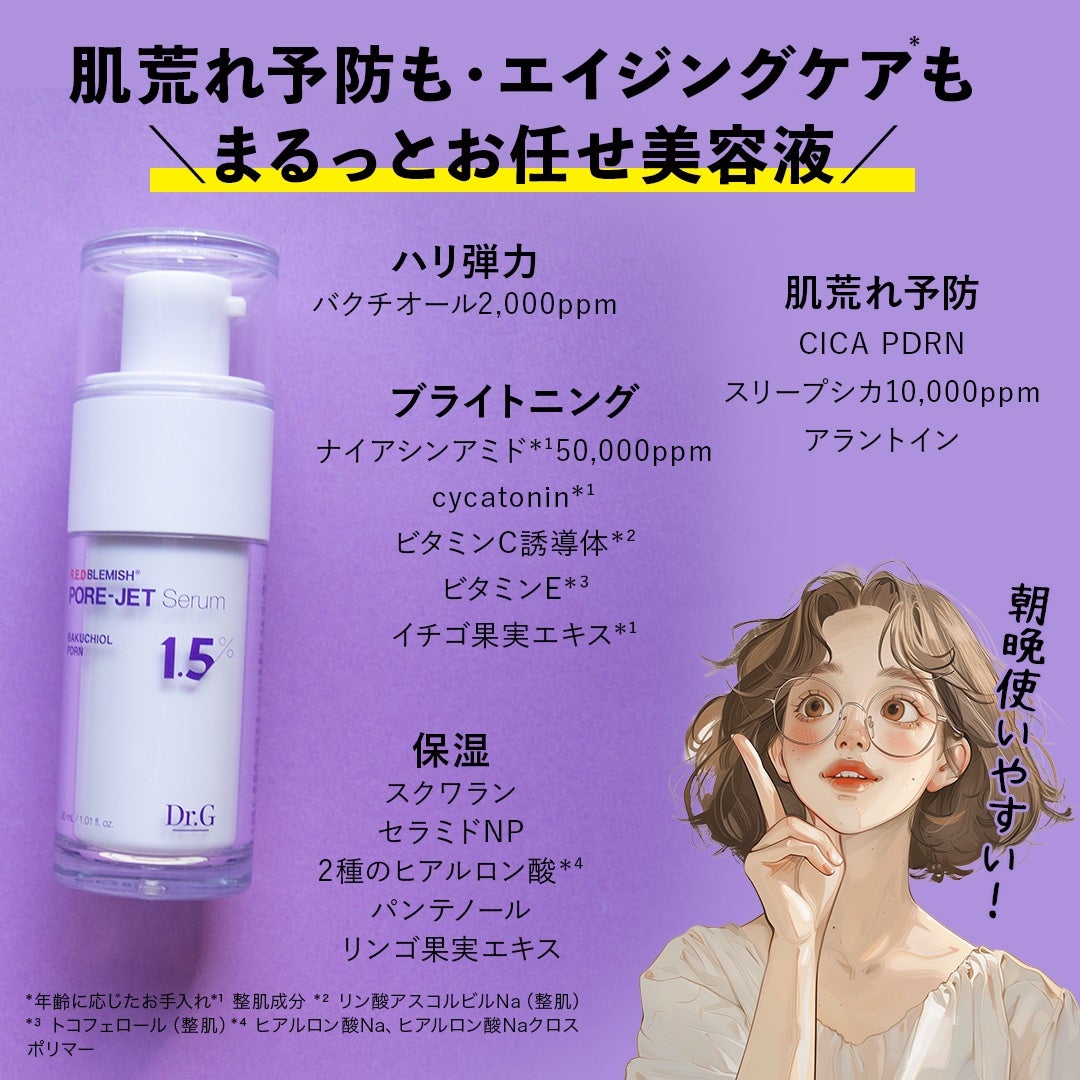 バクチオールポアジェットセラム/Dr.G/美容液を使ったクチコミ(3枚目)