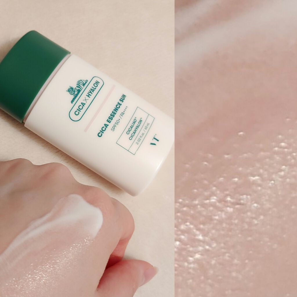 CICA エッセンスサン/VT/日焼け止めローションを使ったクチコミ（2枚目）