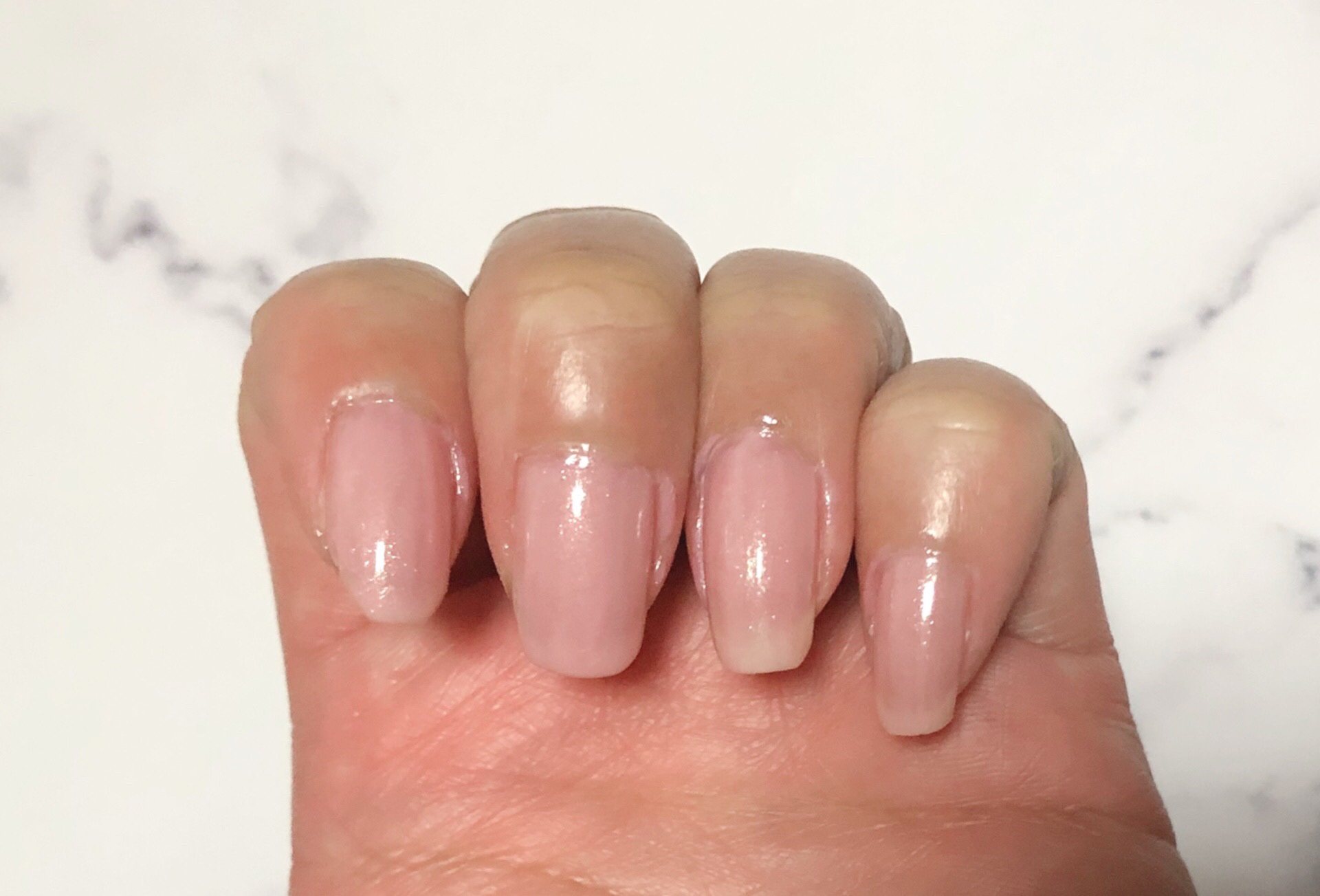 ネイル エナメル 314 パープル系パール/ちふれ/マニキュアを使ったクチコミ（2枚目）