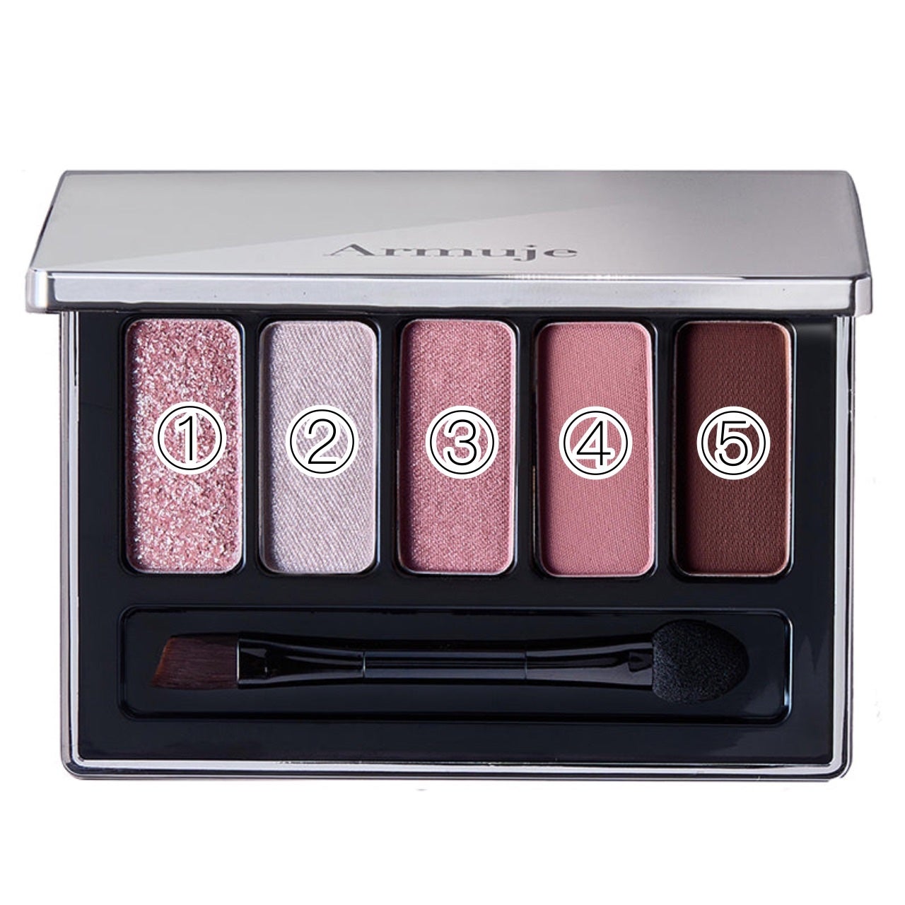 パーフェクトマルチアイズ/キャンメイク/アイシャドウパレットを使ったクチコミ(4枚目)