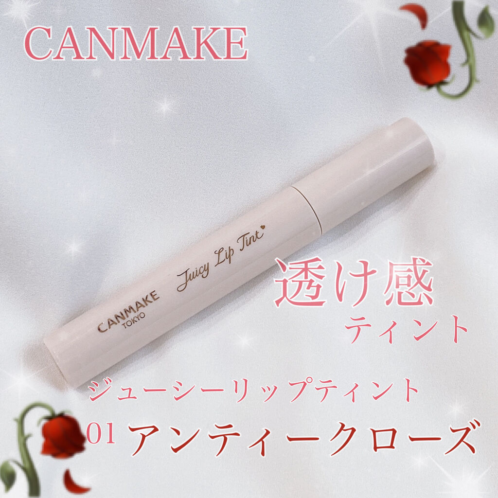 ジューシーリップティント/キャンメイク/口紅を使ったクチコミ（1枚目）